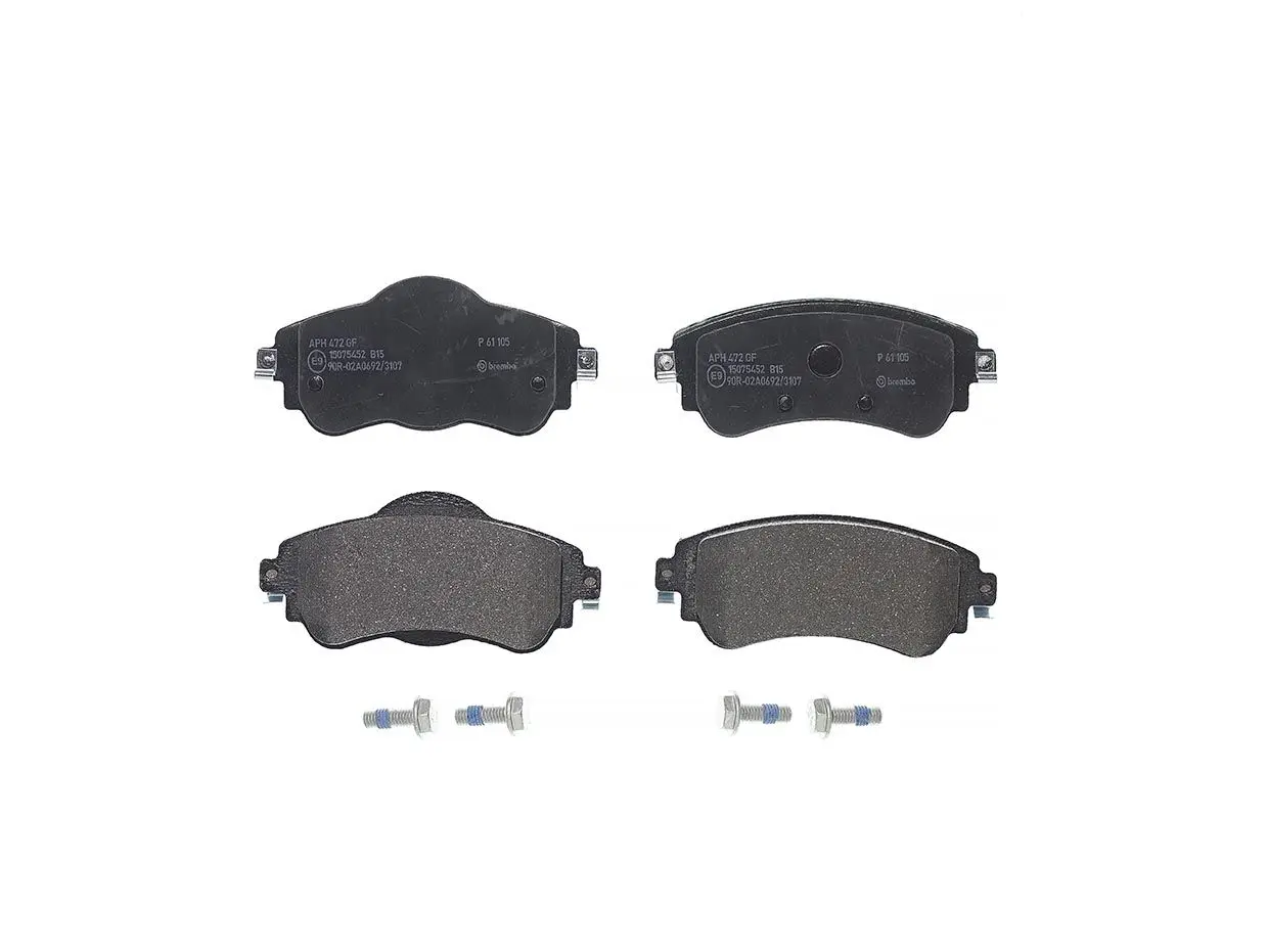 BREMBO Sada brzdových destiček, kotoučová brzda P61105