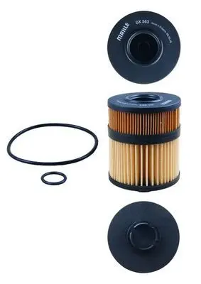Olejový filtr MAHLE OX 563D