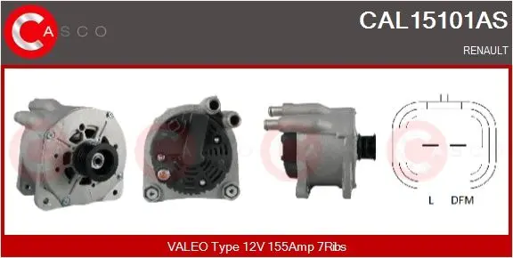 generátor CASCO CAL15101AS