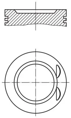 Píst MAHLE 033 21 00