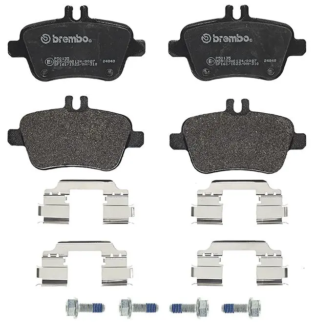 Sada brzdových destiček, kotoučová brzda BREMBO P 50 135