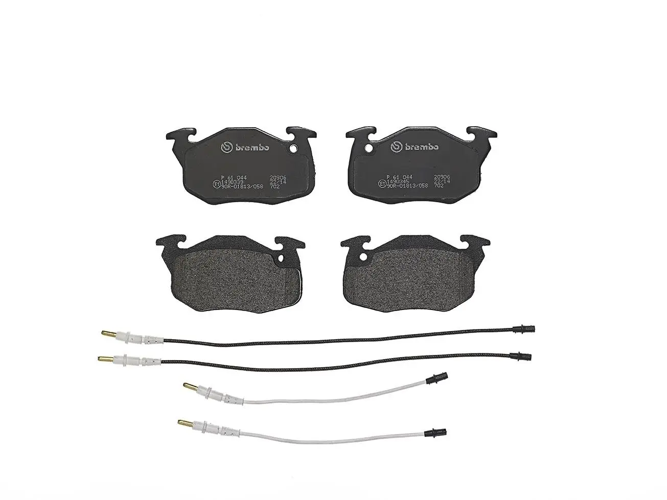 Sada brzdových destiček, kotoučová brzda BREMBO P 61 044