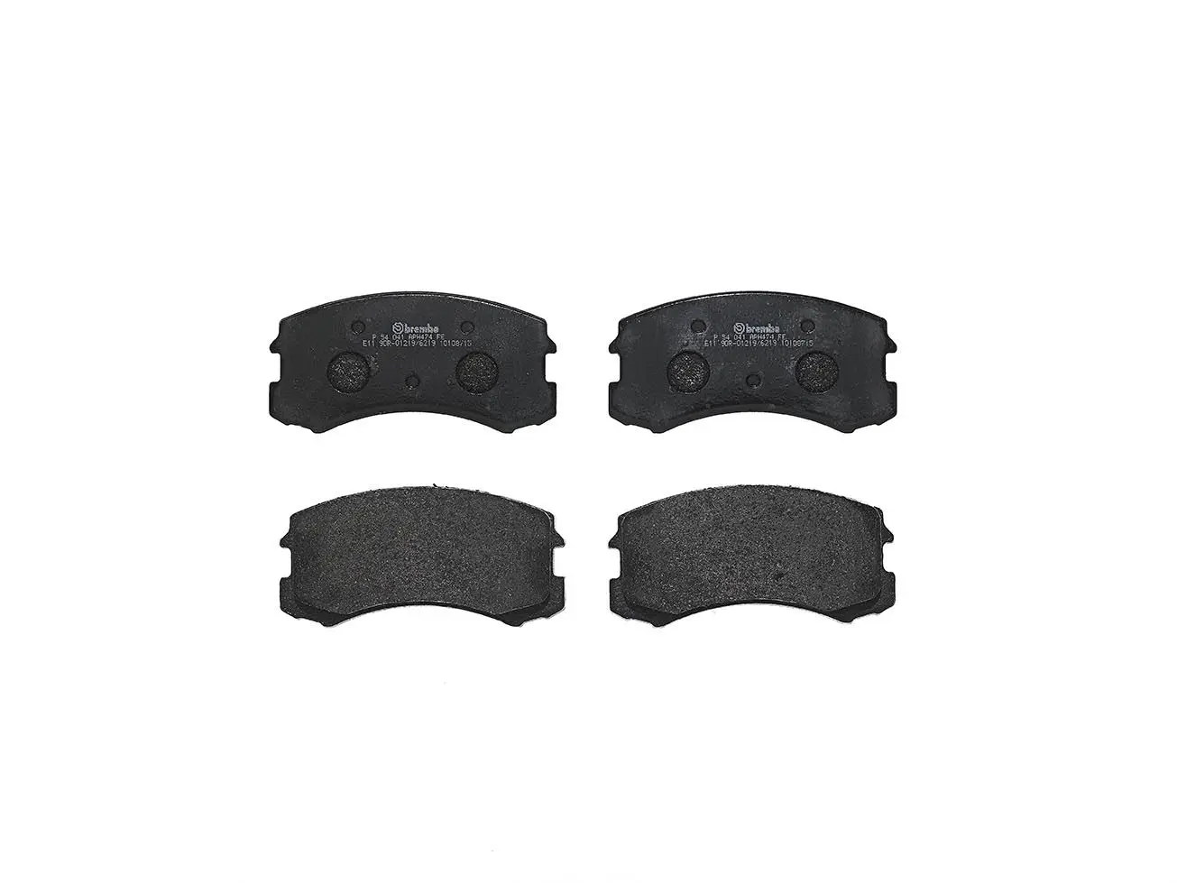 Sada brzdových destiček, kotoučová brzda BREMBO P 54 041