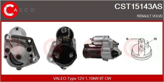 Startér CASCO CST15143AS