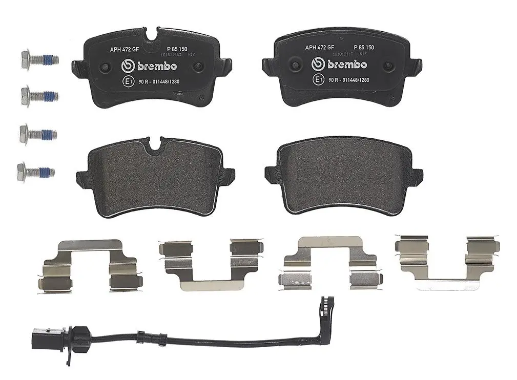 Sada brzdových destiček, kotoučová brzda BREMBO P 85 150