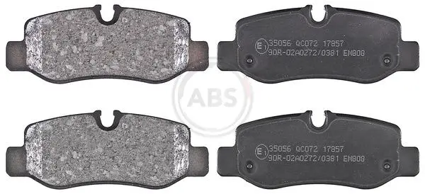 Sada brzdových destiček, kotoučová brzda A.B.S. 35056