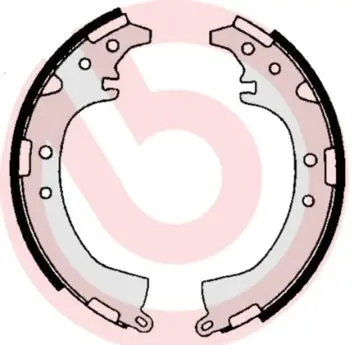 Sada brzdových čelistí BREMBO S 83 528