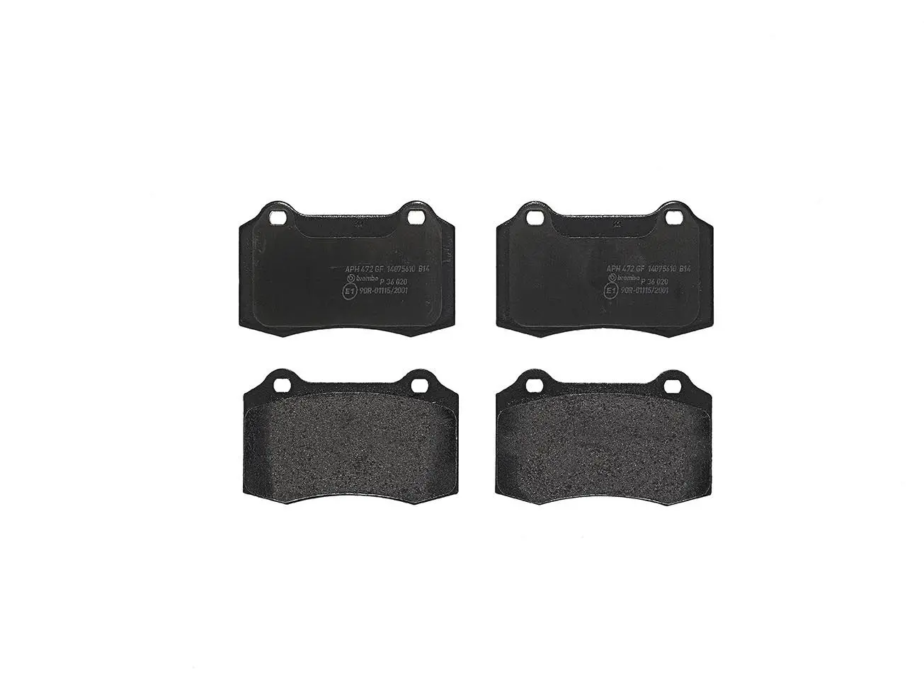 Sada brzdových destiček, kotoučová brzda BREMBO P 36 020