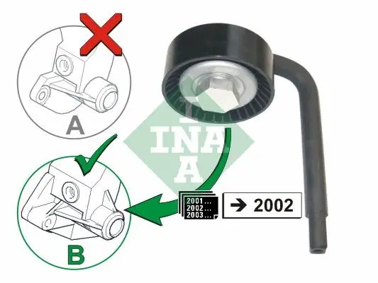 Napínací kladka, žebrovaný klínový řemen Schaeffler INA 531 0790 10