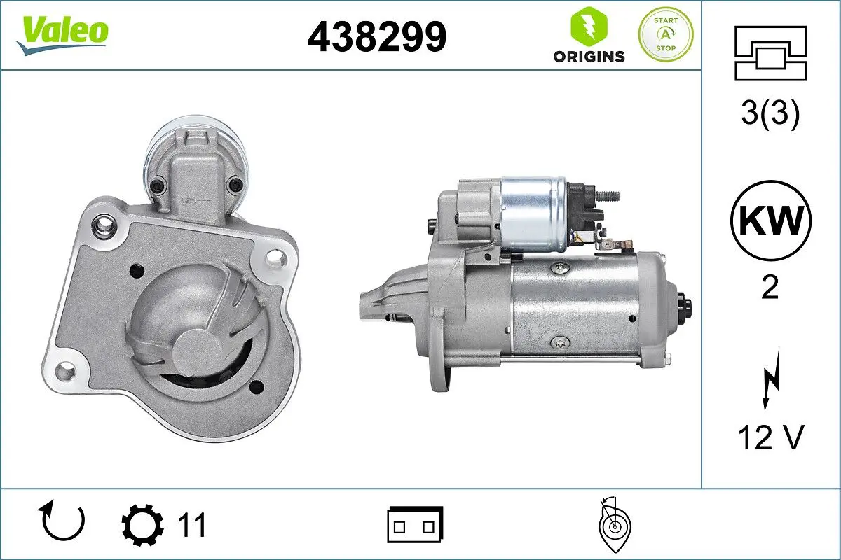 Startér VALEO 438299