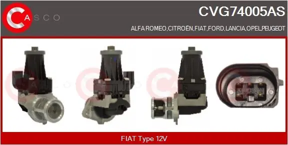 AGR-Ventil CASCO CVG74005AS