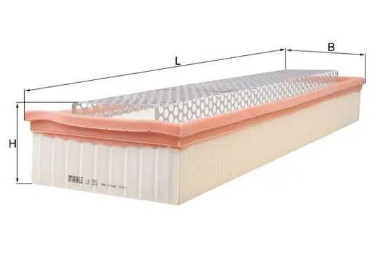 MAHLE ORIGINAL Vzduchový filtr LX335