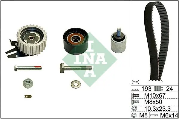 Sada rozvodového řemene Schaeffler INA 530 0619 10
