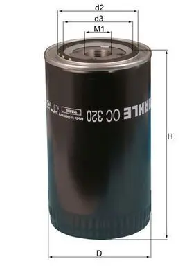 Olejový filtr MAHLE OC 320