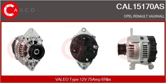 generátor CASCO CAL15170AS
