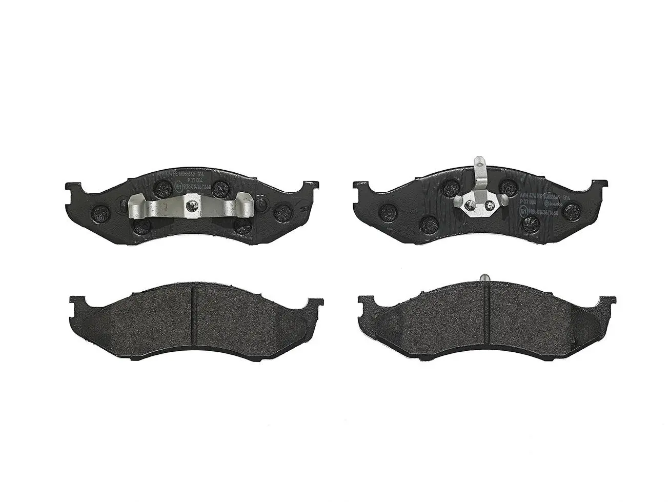 Sada brzdových destiček, kotoučová brzda BREMBO P 37 004