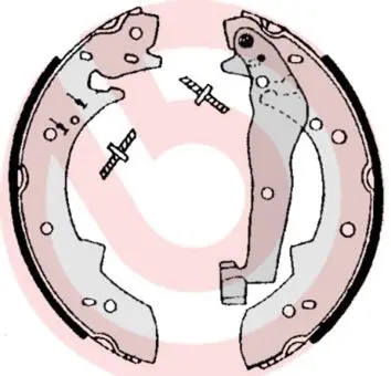Sada brzdových čelistí BREMBO S 06 504