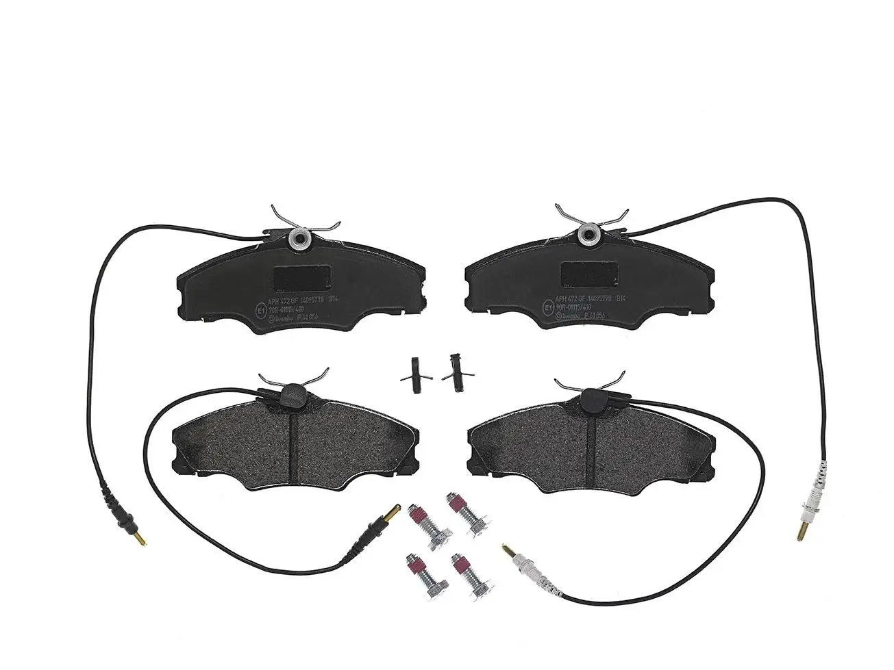 Sada brzdových destiček, kotoučová brzda BREMBO P 61 056