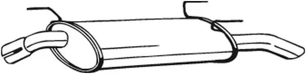 Zadní tlumič výfuku BOSAL 185-321