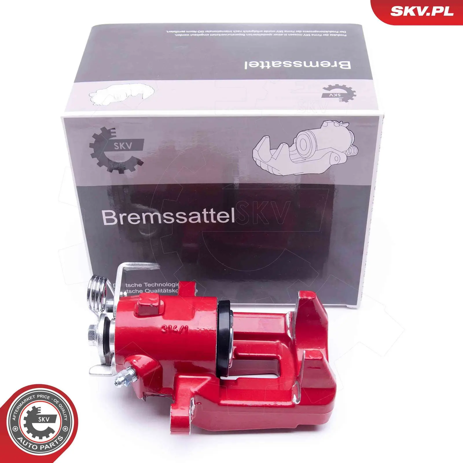 Brzdový třmen ESEN SKV 23SKV034 RED