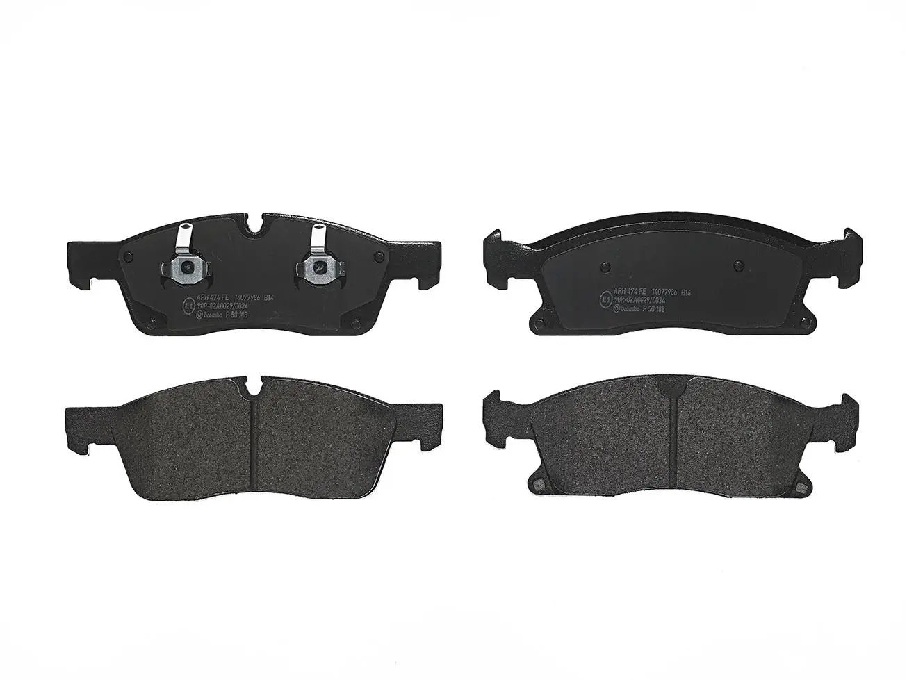 Sada brzdových destiček, kotoučová brzda BREMBO P 50 108