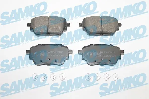 Sada brzdových destiček, kotoučová brzda SAMKO 5SP2132