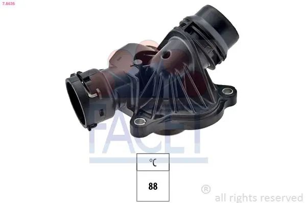 Termostat, chladivo FACET 7.8636