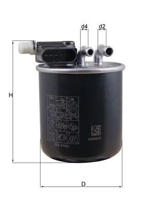Palivový filtr MAHLE KL 948