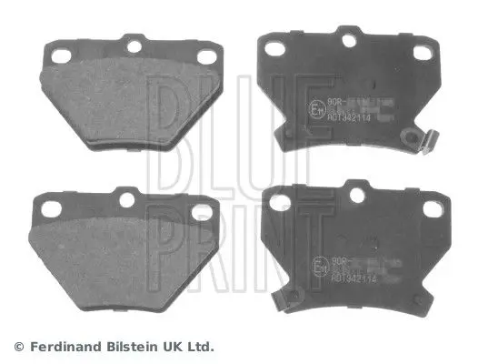 Sada brzdových destiček, kotoučová brzda BLUE PRINT ADT342114