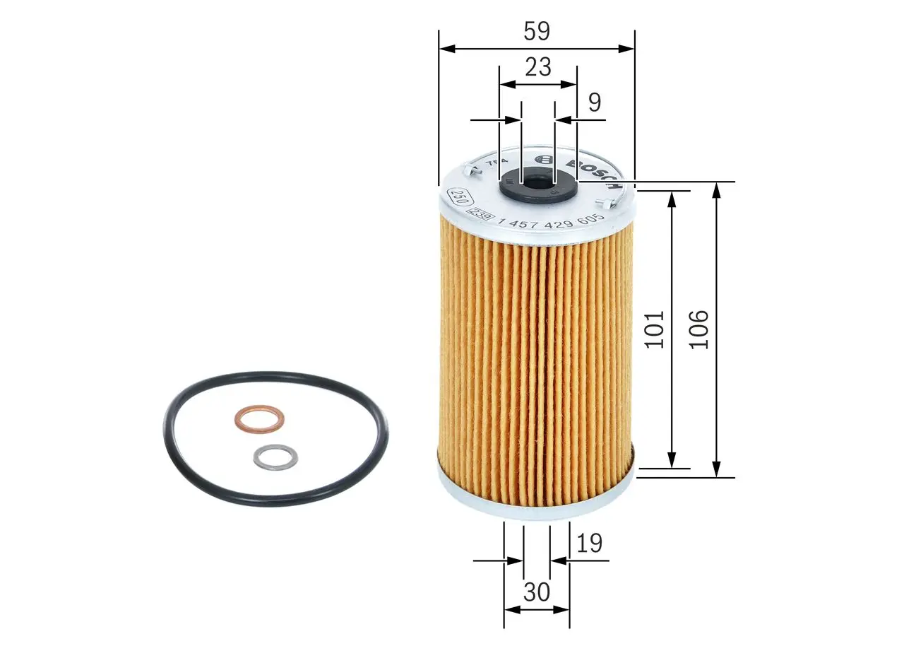 Olejový filtr BOSCH 1 457 429 605