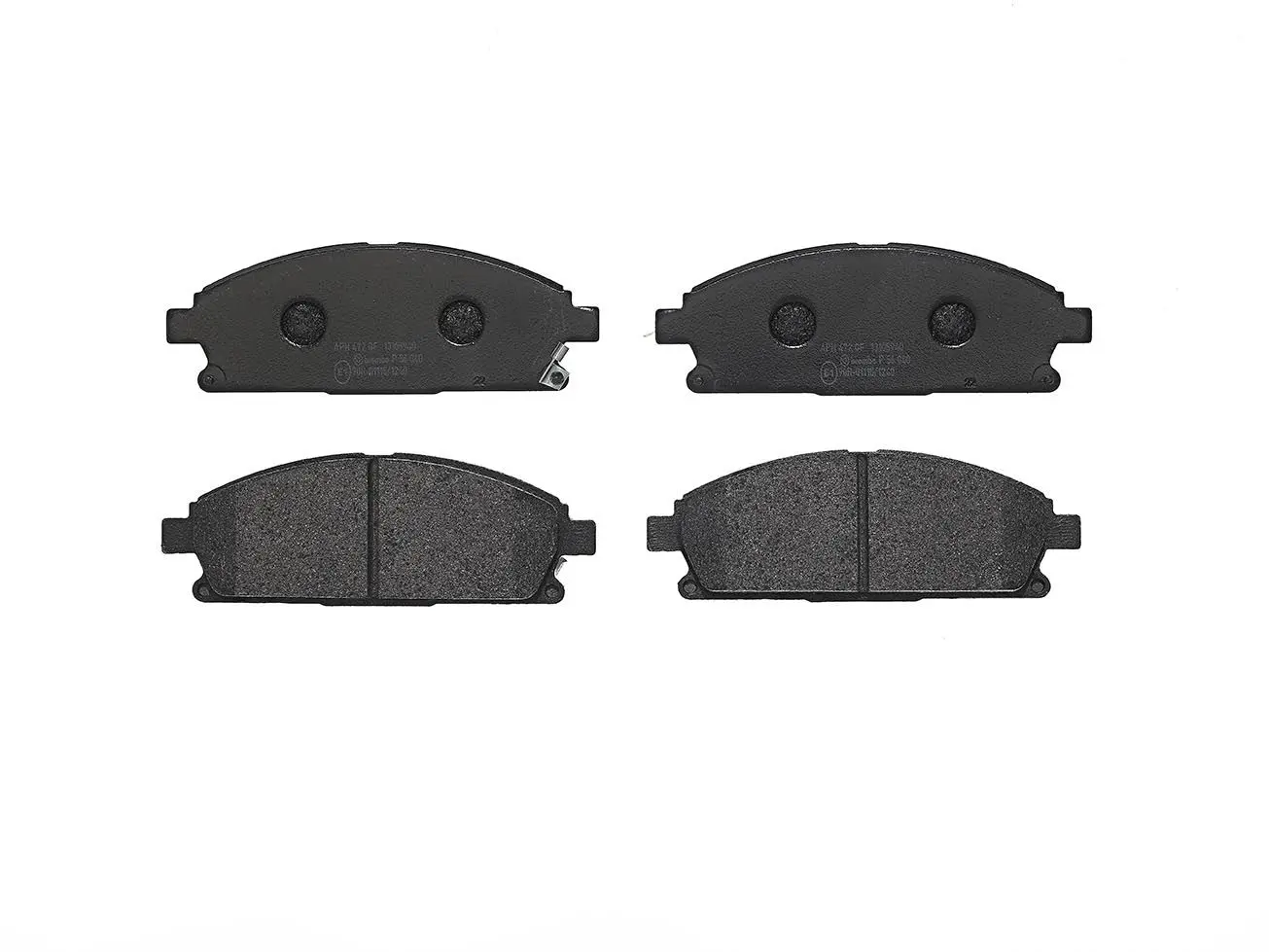 BREMBO Sada brzdových destiček, kotoučová brzda P56040