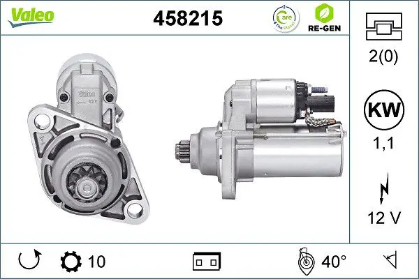 Startér VALEO 458215