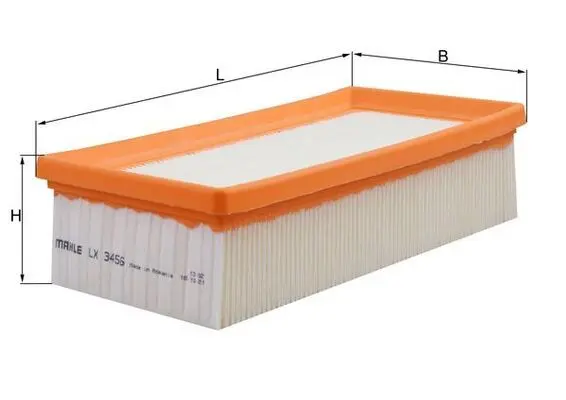 Vzduchový filtr KNECHT LX 3456