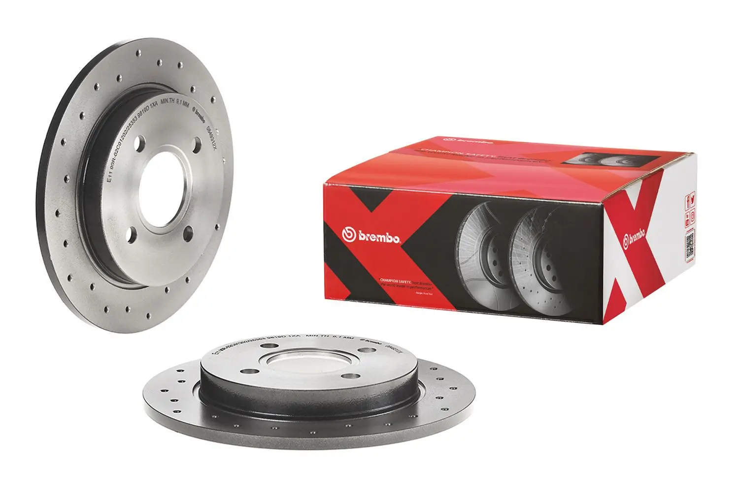 Brzdový kotouč BREMBO 08.4931.2X