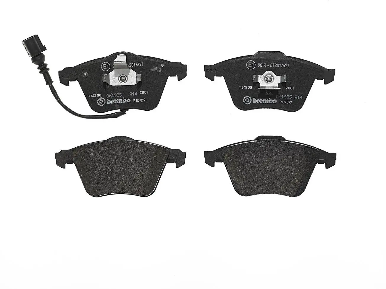 Sada brzdových destiček, kotoučová brzda BREMBO P 85 079