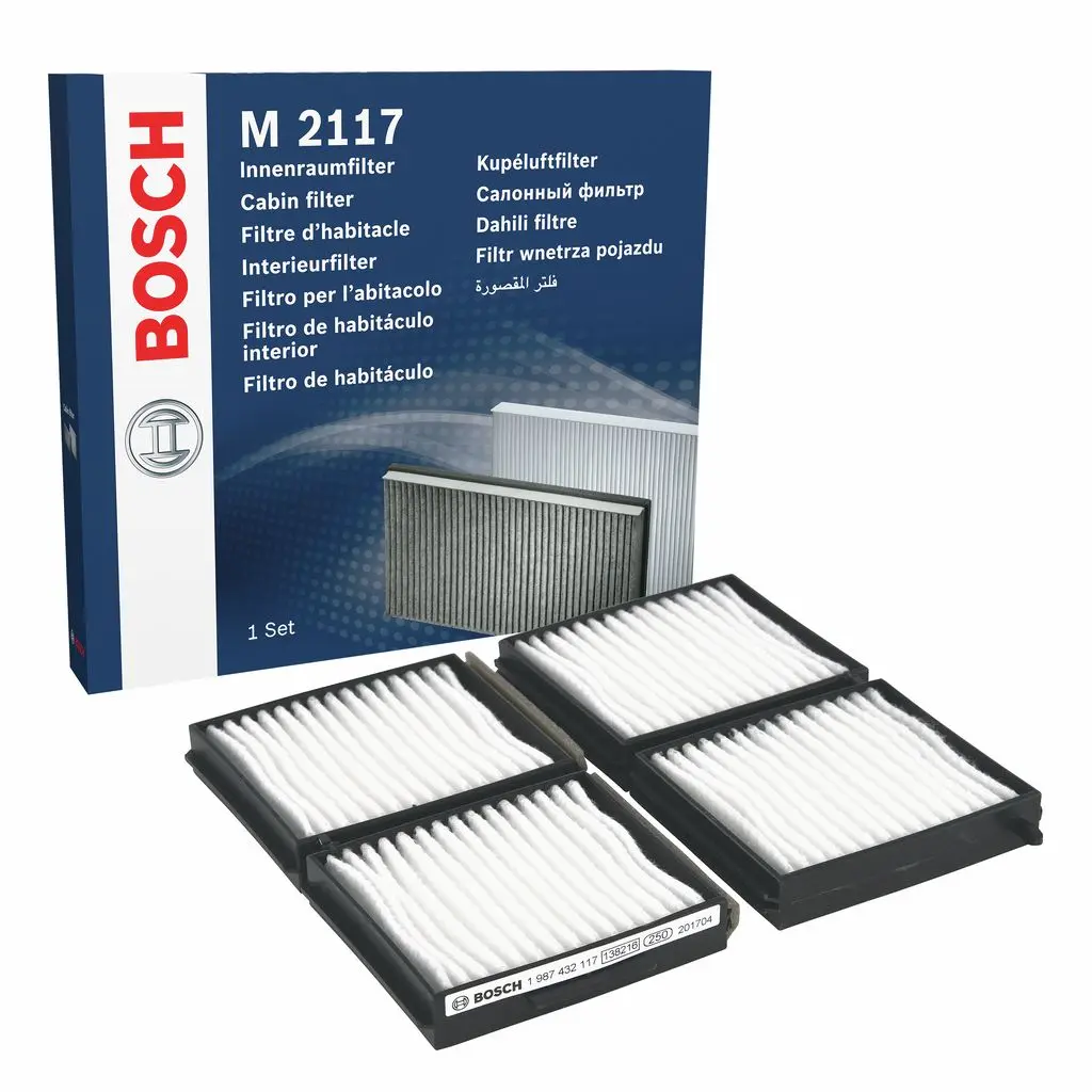 Filtr, vzduch v interiéru BOSCH 1 987 432 117