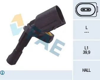 Snímač, počet otáček kol FAE 78102