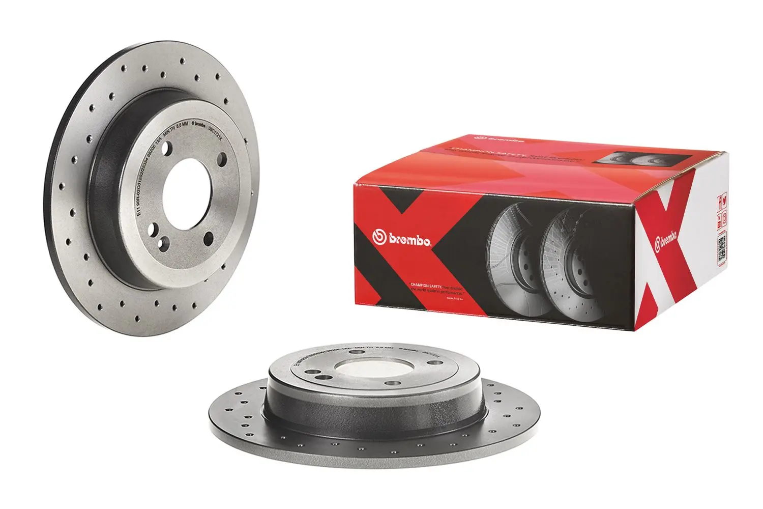 BREMBO Brzdový kotouč 08C1721X