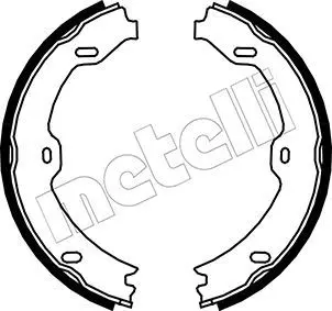 Sada brzdových čelistí, parkovací brzda METELLI 53-0243