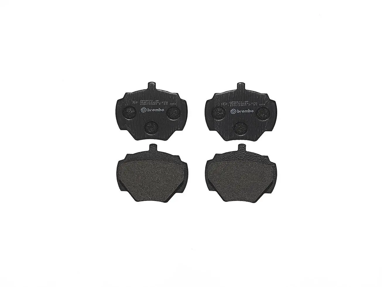 Sada brzdových destiček, kotoučová brzda BREMBO P 44 001
