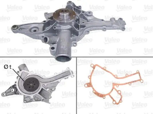 Vodní čerpadlo, chlazení motoru VALEO 506832