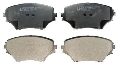 Sada brzdových destiček, kotoučová brzda DENCKERMANN B110979