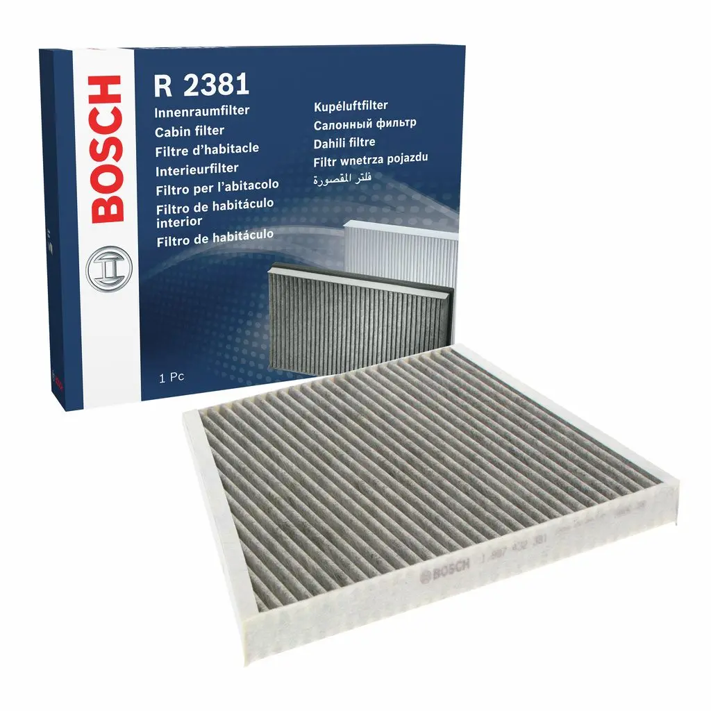 Filtr, vzduch v interiéru BOSCH 1 987 432 381