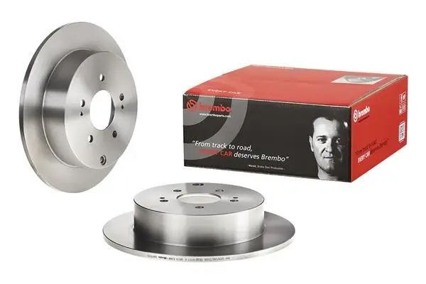 BREMBO Brzdový kotouč 08A75520