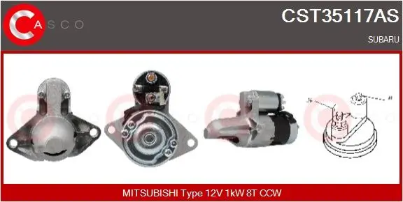 Startér CASCO CST35117AS
