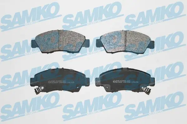 Sada brzdových destiček, kotoučová brzda SAMKO 5SP558