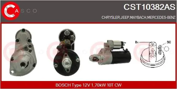 Startér CASCO CST10382AS