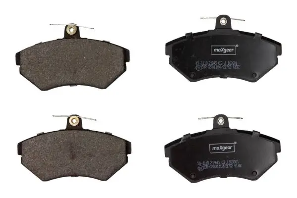 Sada brzdových destiček, kotoučová brzda MAXGEAR 19-1110