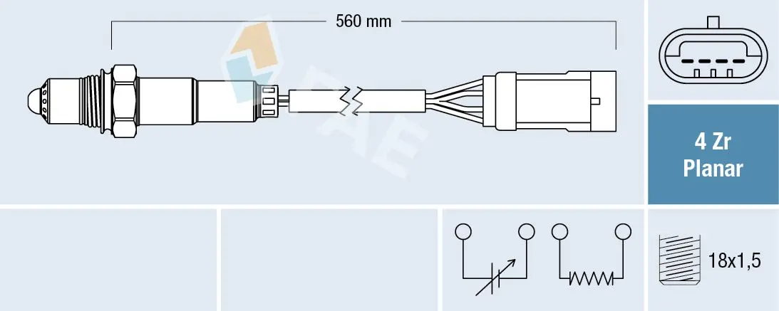 Lambda sonda FAE 77153