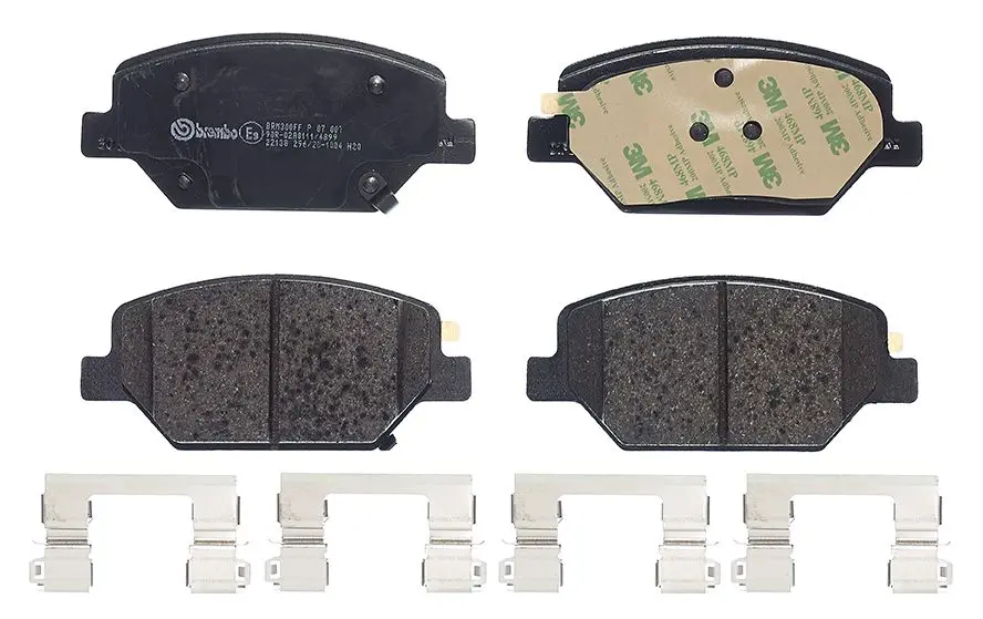 Sada brzdových destiček, kotoučová brzda BREMBO P 07 007